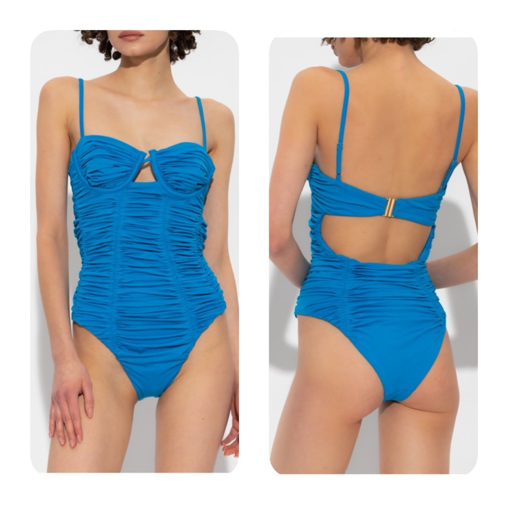 Self Portrait BLUE One-piece swimsuit NWT $279